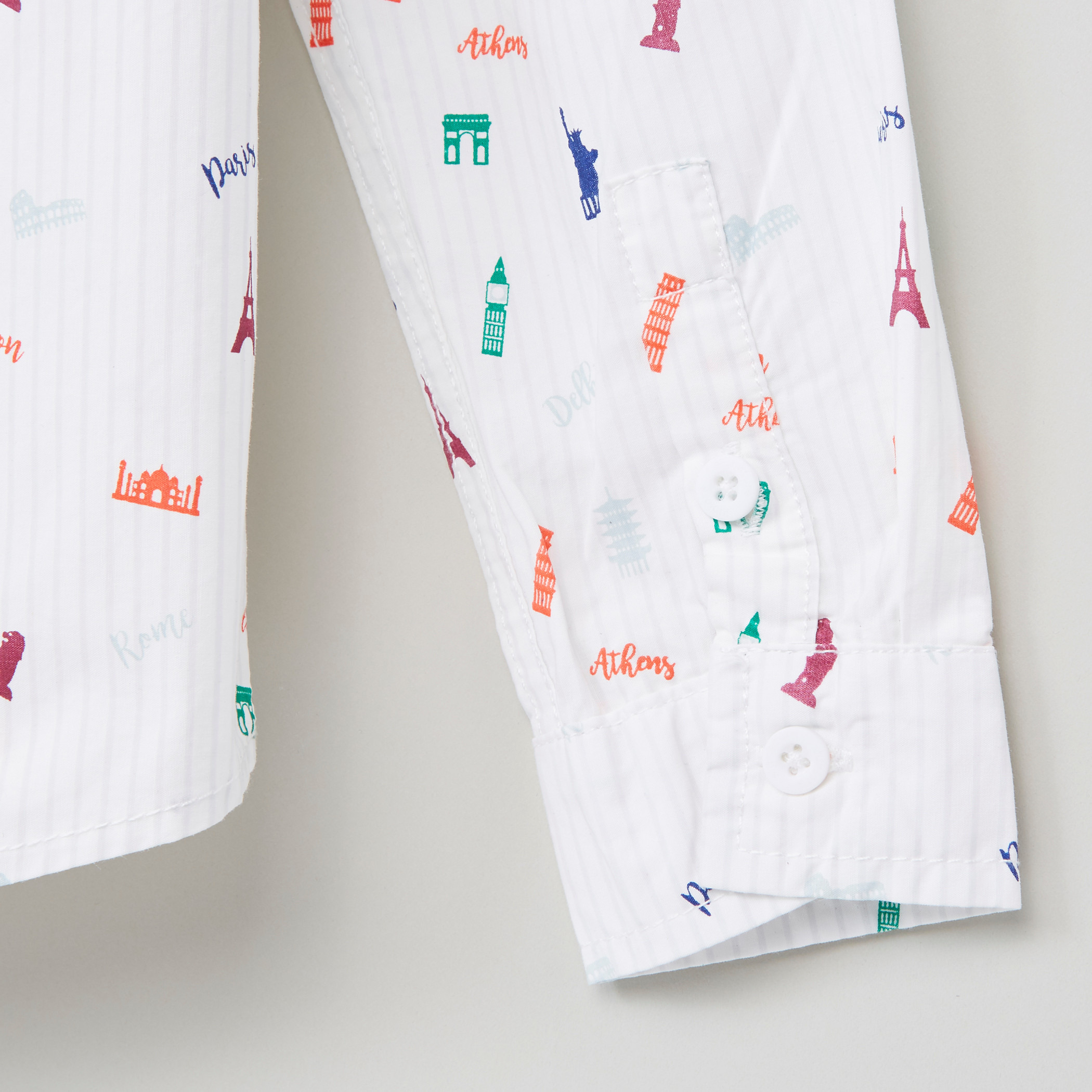 Juniors Printed Long Sleeves Shirt-boys-clothing-shirts-image-4