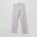 Juniors Textured Trousers with Button Closure and Pocket Detail-Pants-thumbnail-0