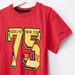 Juniors Printed Short Sleeves Longline T-shirt-T Shirts-thumbnail-1