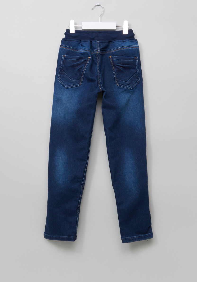 Juniors Pull-On Denim Pants-Jeans-image-2