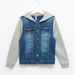 Juniors Denim Jacket with Hoodie-Coats and Jackets-thumbnail-0