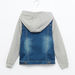 Juniors Denim Jacket with Hoodie-Coats and Jackets-thumbnail-2