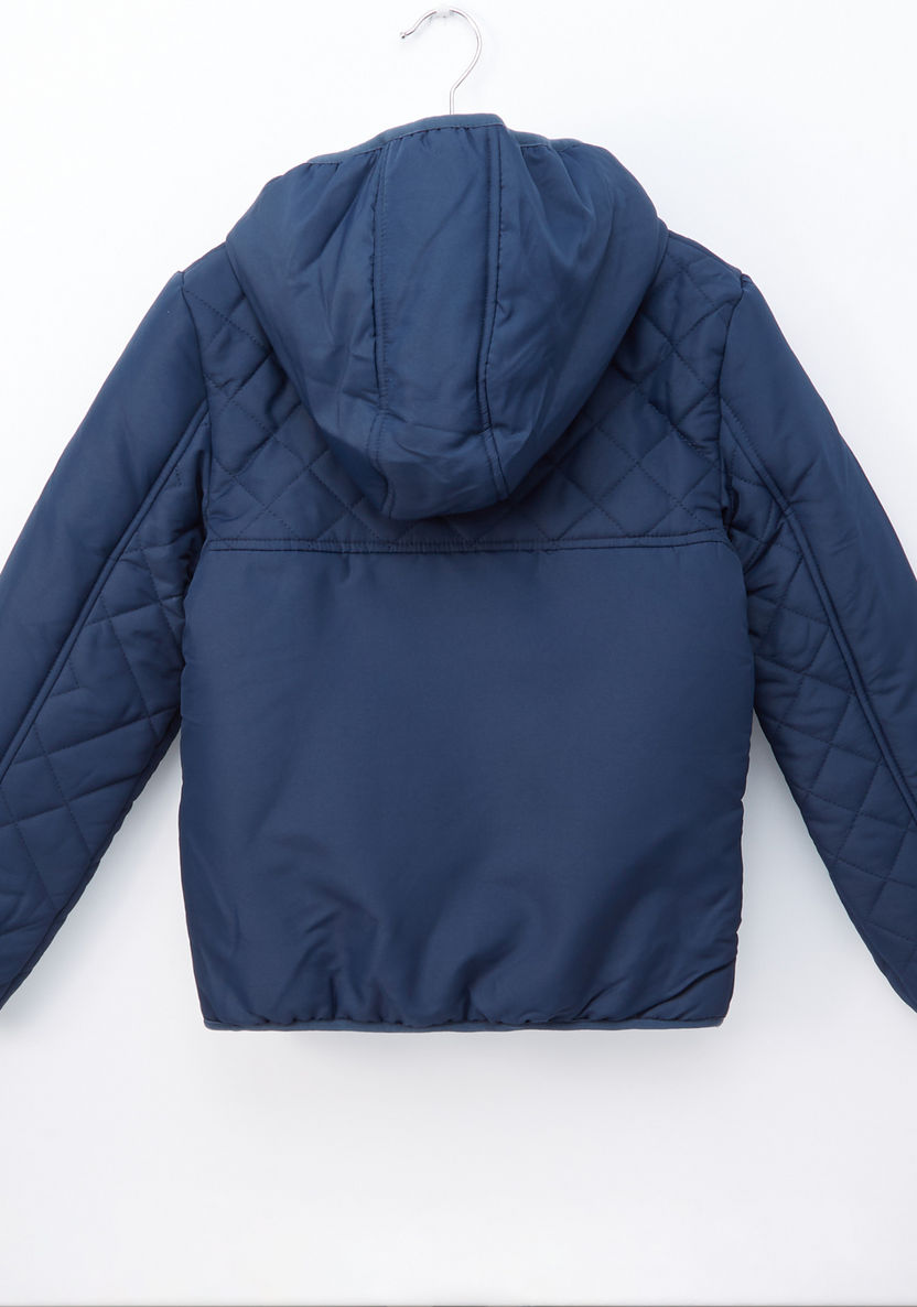 Juniors Long Sleeves Hooded Jacket-Coats and Jackets-image-2