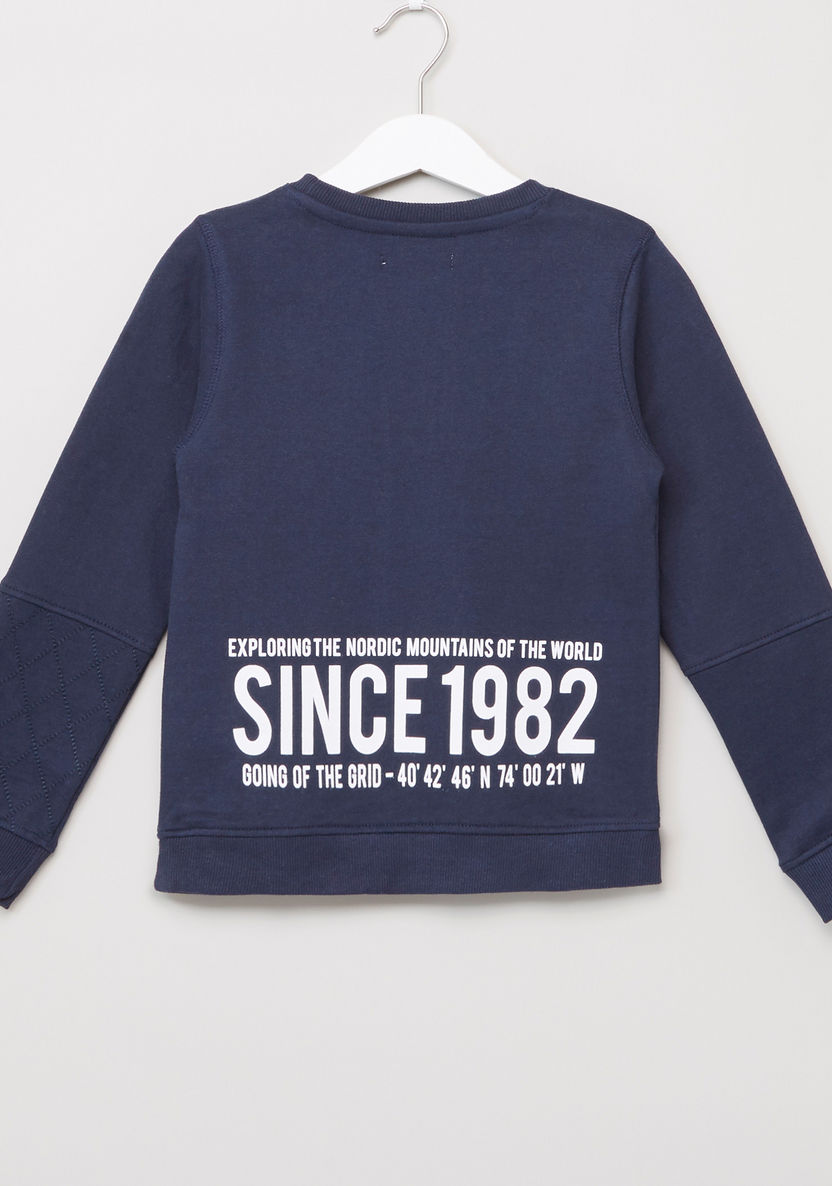 Juniors Printed Sweatshirt-Sweaters and Cardigans-image-2