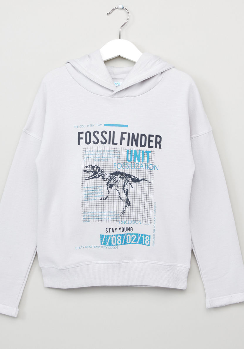 Juniors Fossil Finder Sweat Top with Hood-Sweaters and Cardigans-image-0