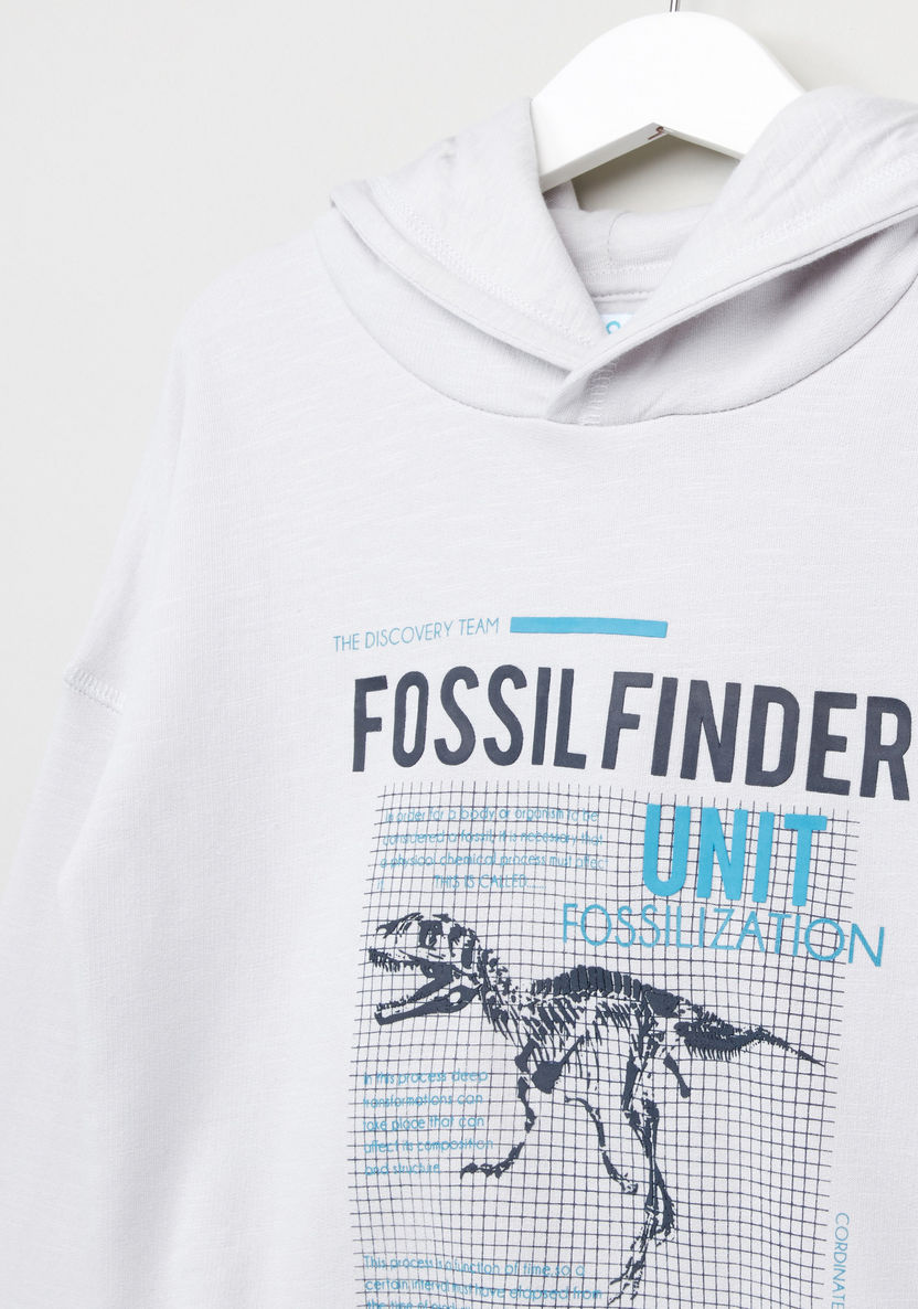 Juniors Fossil Finder Sweat Top with Hood-Sweaters and Cardigans-image-1