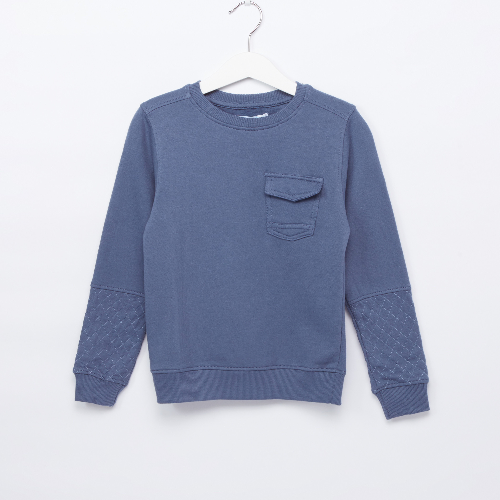 Juniors Solid Sweat top with Pocket-boys-clothing-jumpersandcardigans-image-1