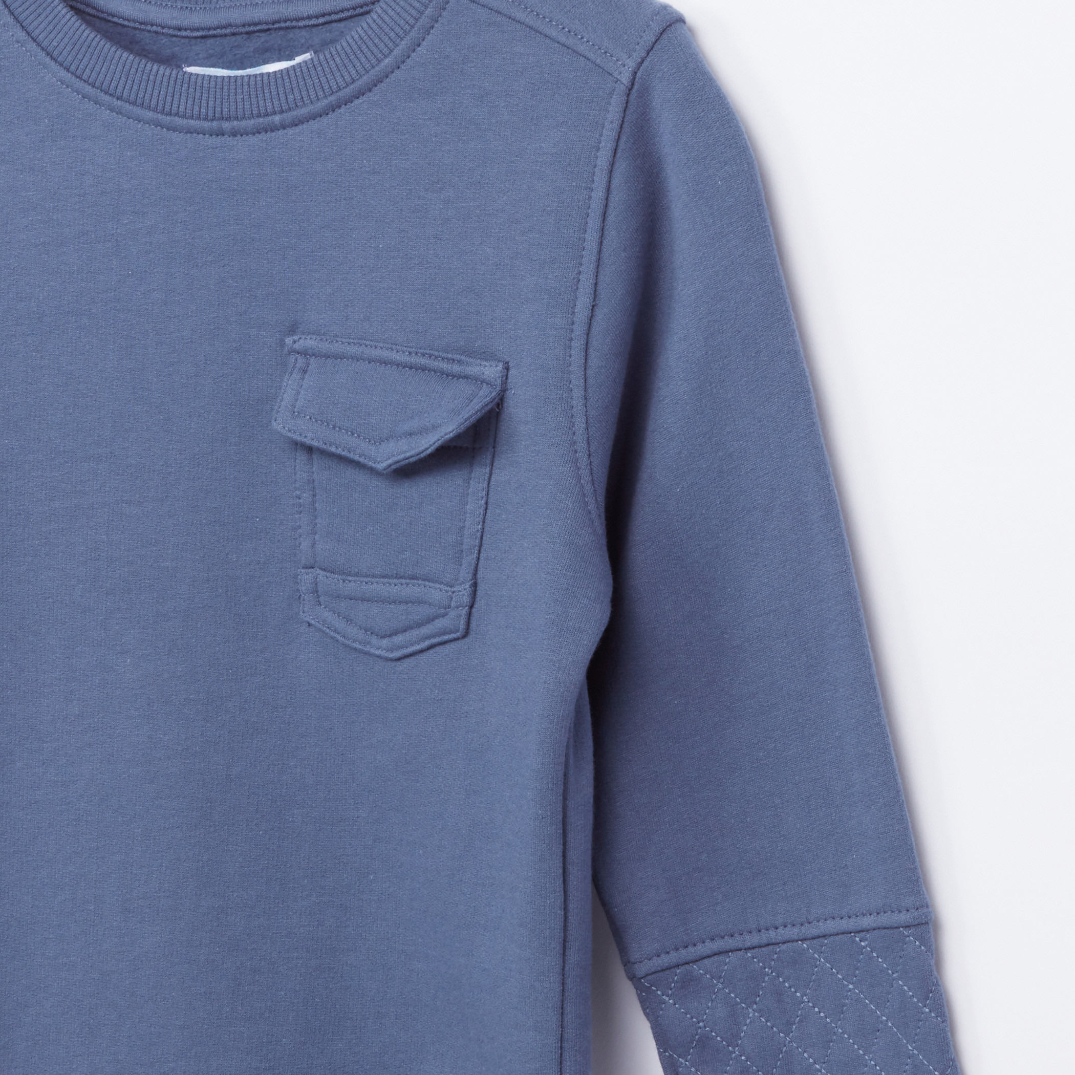 Juniors Solid Sweat top with Pocket-boys-clothing-jumpersandcardigans-image-2