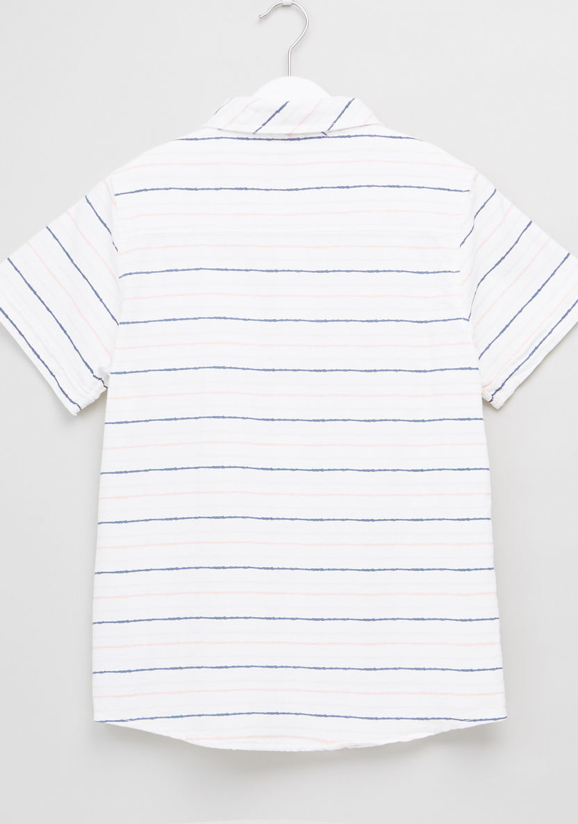 Eligo Striped Short Sleeves Shirt-Shirts-image-2