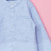 Eligo Striped Mandarin Collar Long Sleeves Shirt-Shirts-thumbnail-1