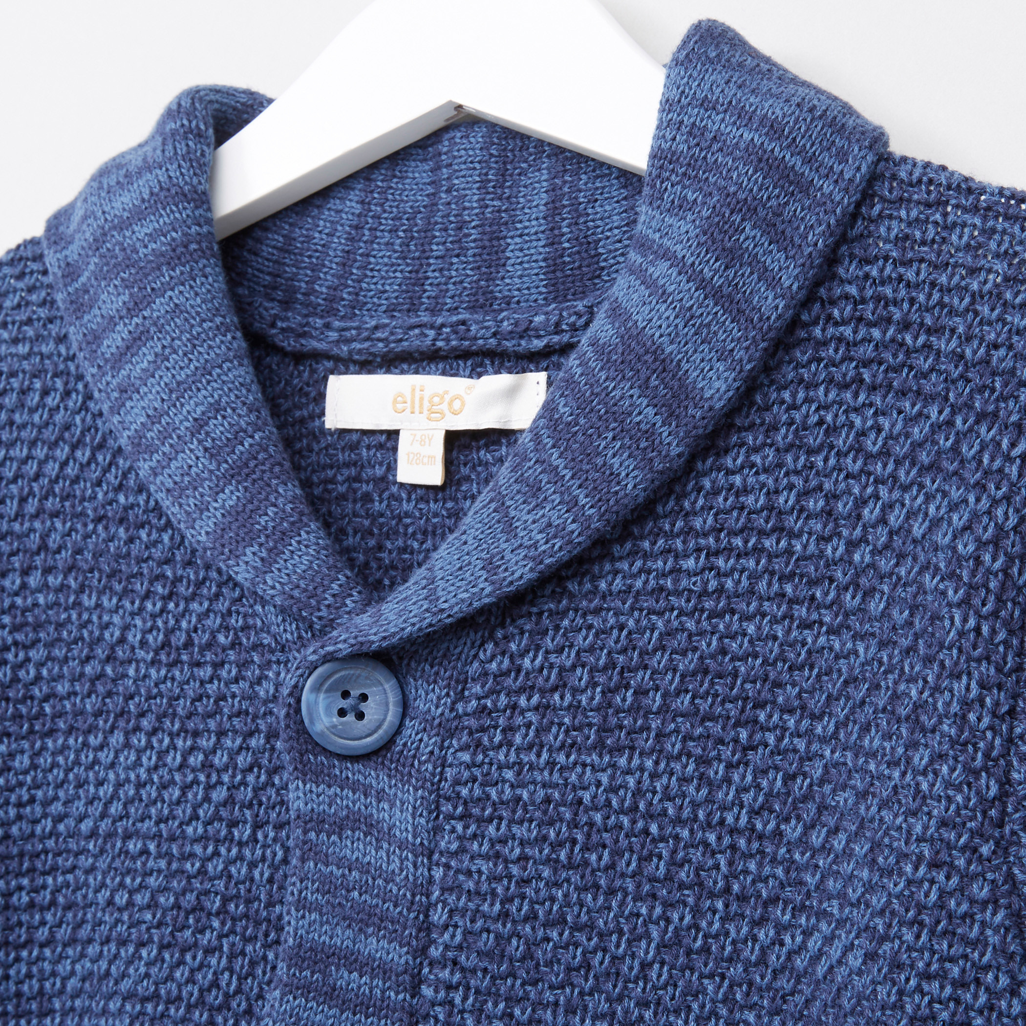 Eligo Textured Long Sleeves Cardigan-boys-clothing-jumpersandcardigans-image-2
