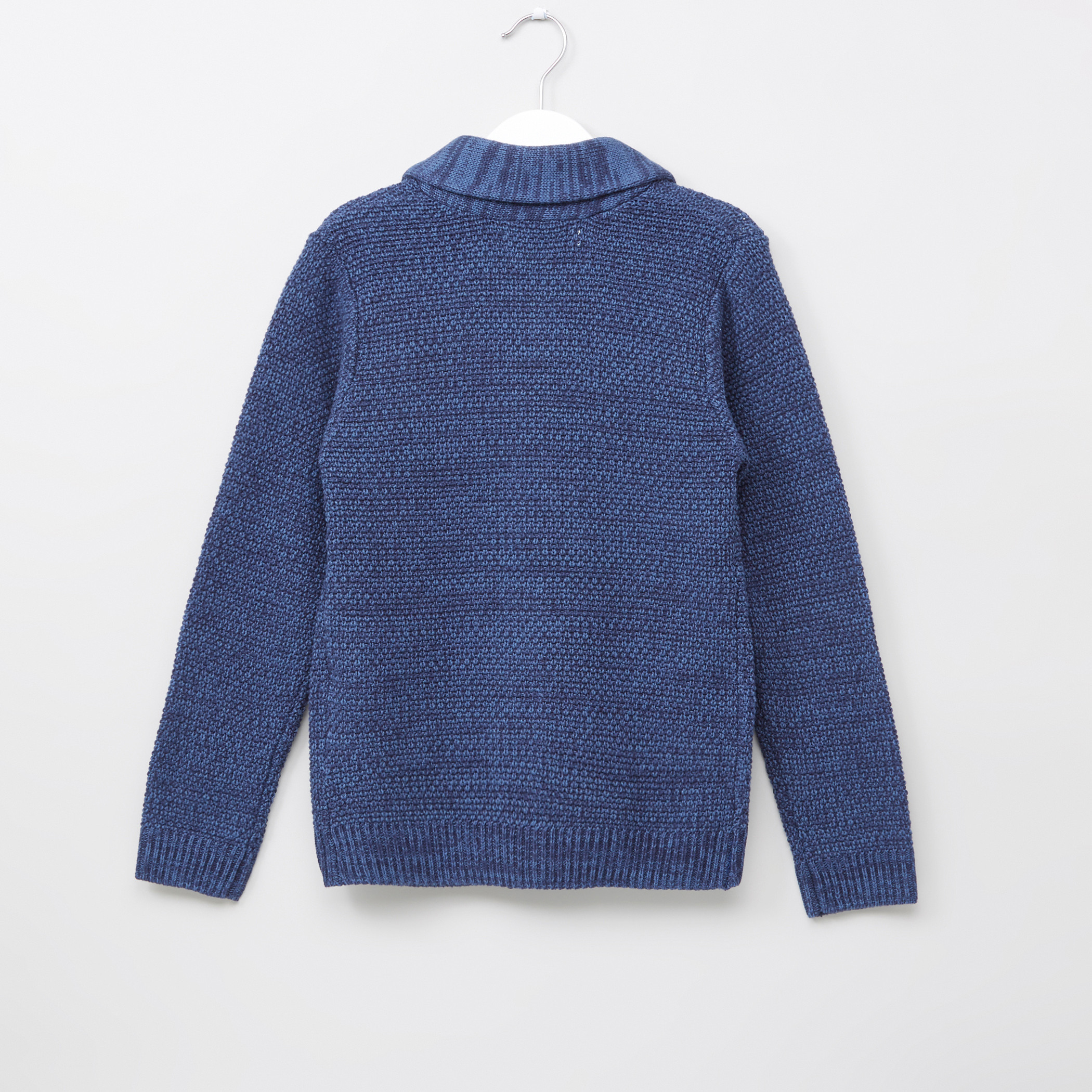 Eligo Textured Long Sleeves Cardigan-boys-clothing-jumpersandcardigans-image-3