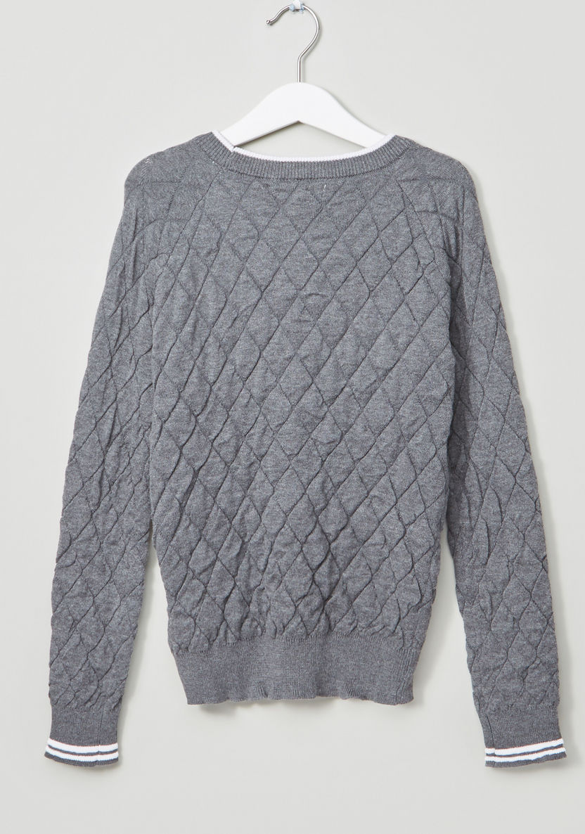 Eligo Quilted Sweater-Sweaters and Cardigans-image-2