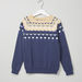 Eligo Intarsia Knit Jumper-Sweaters and Cardigans-thumbnail-0