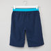 Juniors Printed Swim Shorts with Elasticised Waistband and Drawstrings-Swimwear-thumbnail-2