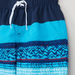 Juniors Printed Board Shorts with Elasticised Waistband-Swimwear-thumbnail-1