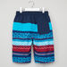 Juniors Printed Board Shorts with Elasticised Waistband-Swimwear-thumbnail-2
