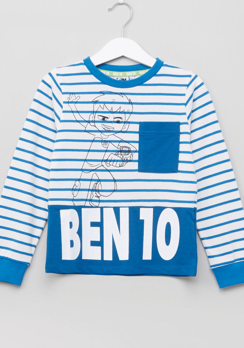 Ben-10 Printed Crew Neck T-shirt-T Shirts-image-0