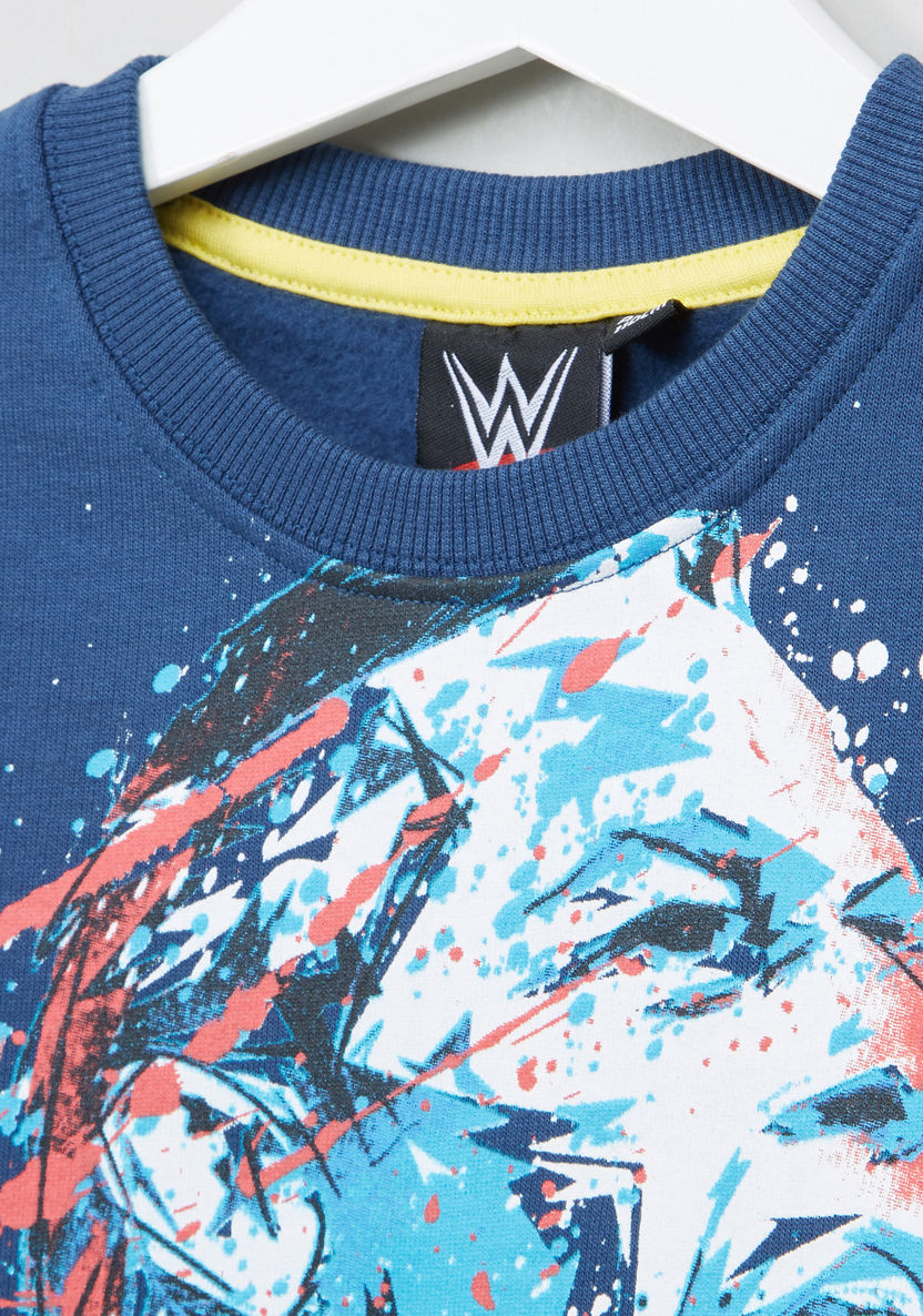 WWE John Cena Slogan Printed Sweatshirt-Sweaters and Cardigans-image-1