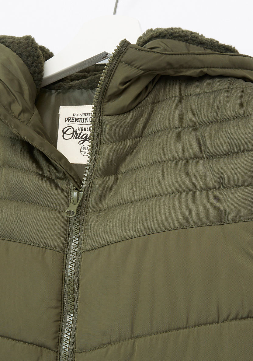Posh Textured Gilet-Coats and Jackets-image-1