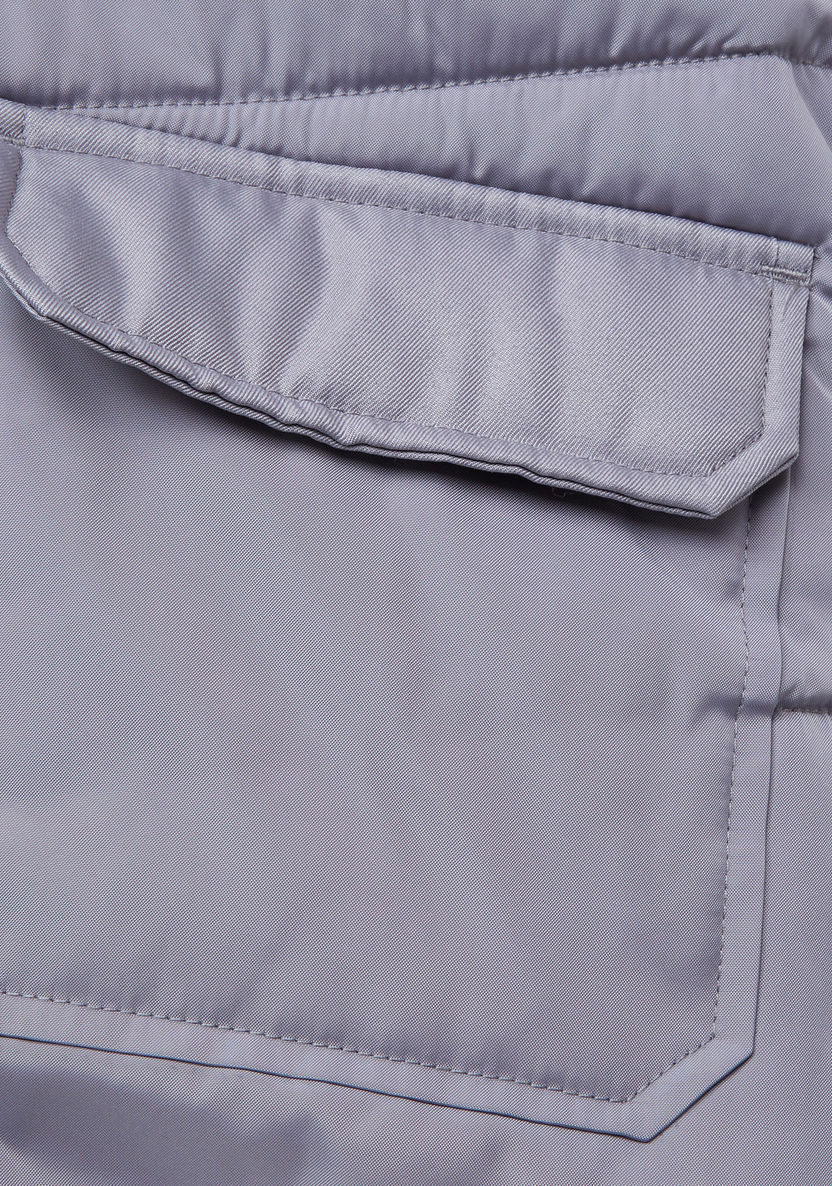 Posh Textured Gilet-Coats and Jackets-image-2