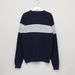 Posh Textured Round Neck Sweatshirt-Sweaters and Cardigans-thumbnail-1