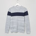 Posh Textured Round Neck Sweatshirt-Sweaters and Cardigans-thumbnail-2