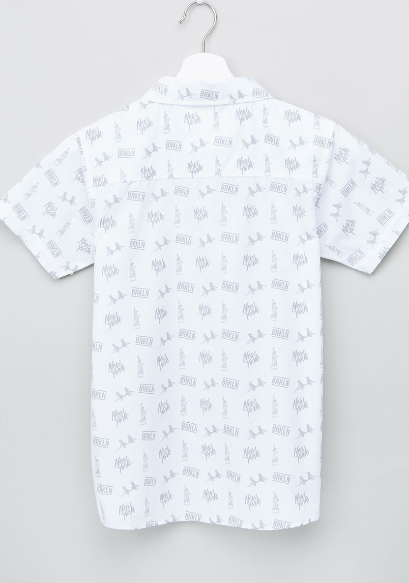 Posh Printed Short Sleeves Shirt-Shirts-image-2
