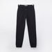 Posh Full Length Jog Pants with Button Closure and Pocket Detail-Joggers-thumbnail-0
