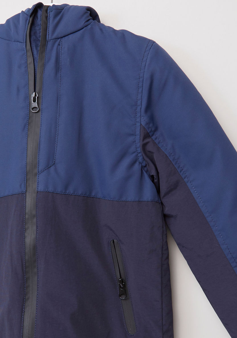 Posh Panelled Jacket with Hood-Coats and Jackets-image-1