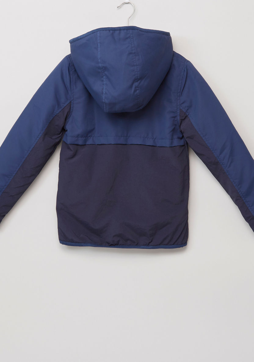 Posh Panelled Jacket with Hood-Coats and Jackets-image-2