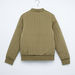 Posh Stitch Detail Zippered Long Sleeves Jacket-Coats and Jackets-thumbnail-2