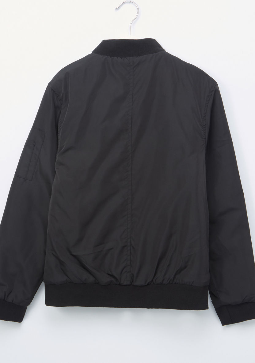 Printed Long Sleeves Jacket-Coats and Jackets-image-2