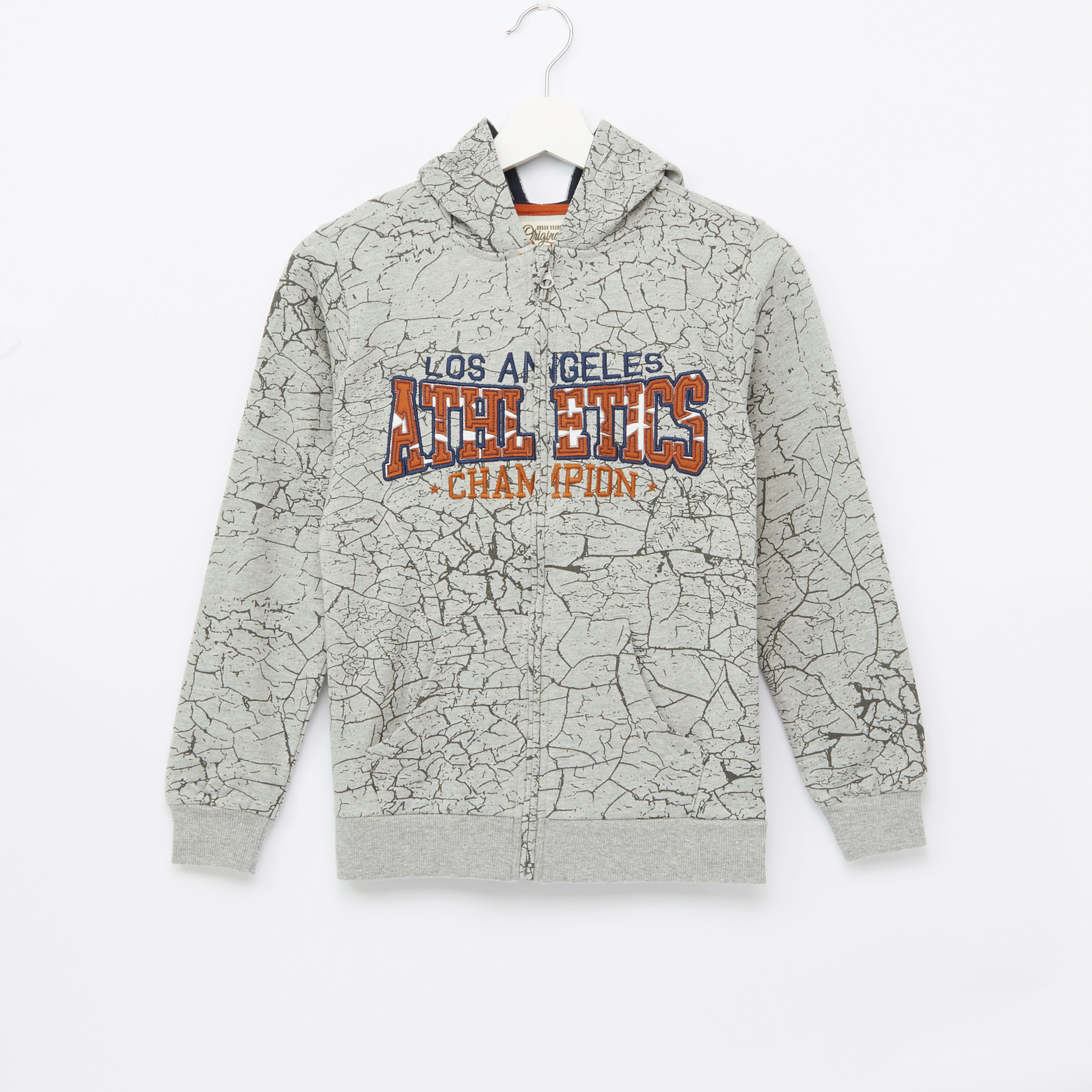 Posh Printed Zip Through Jacket with Hoodie-boys-clothing-jacketsandcoats-image-1