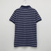 Posh Striped Polo Neck Short Sleeves T-shirt-T Shirts-thumbnail-2