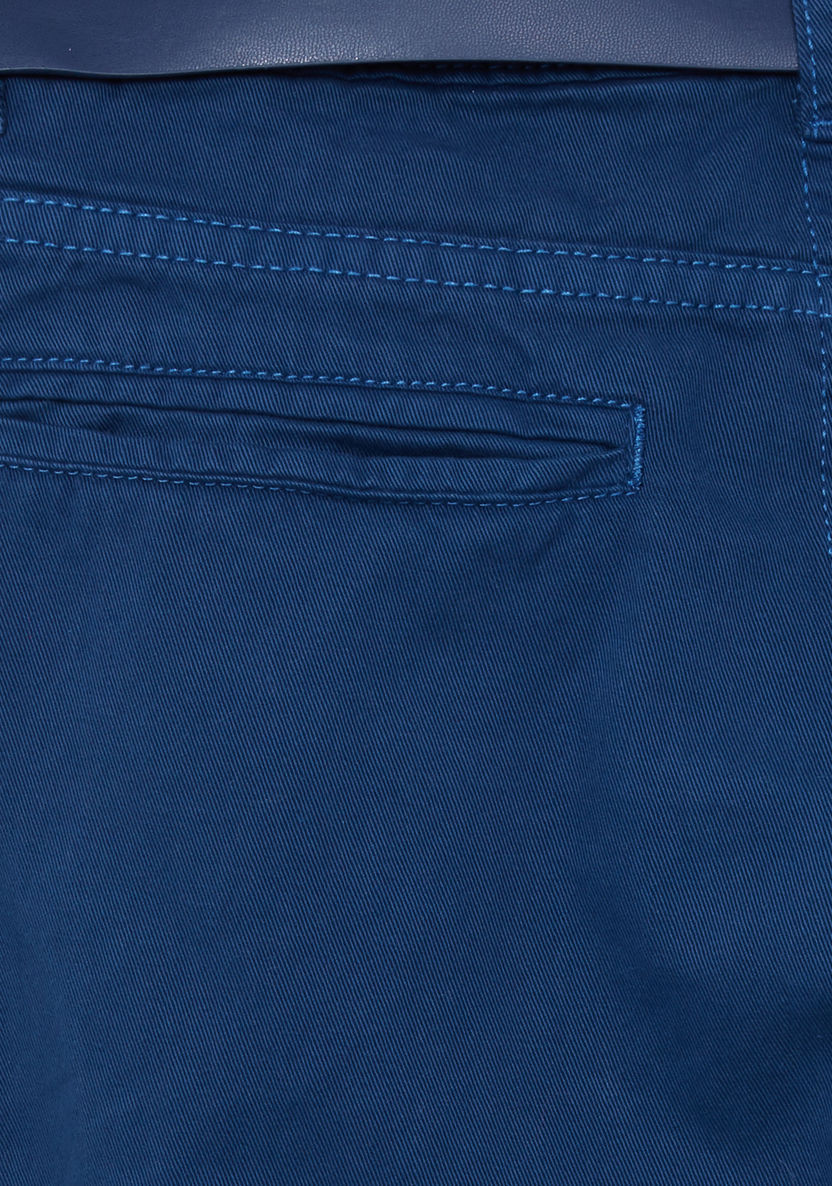 Posh Twill Pants with Belt-Pants-image-3