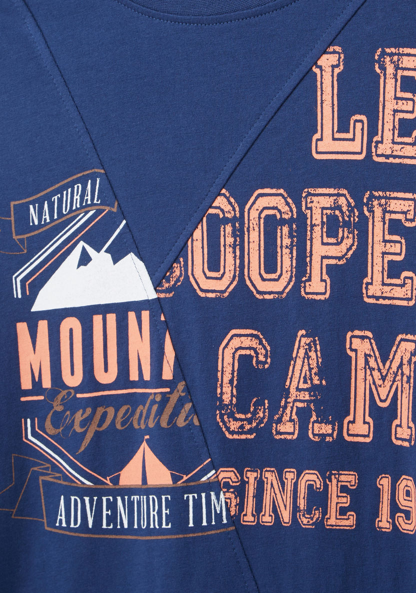Lee Cooper Printed Long Sleeves T-shirt-T Shirts-image-1
