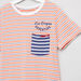 Lee Cooper Striped Round Neck Short Sleeves T-shirt-T Shirts-thumbnail-1
