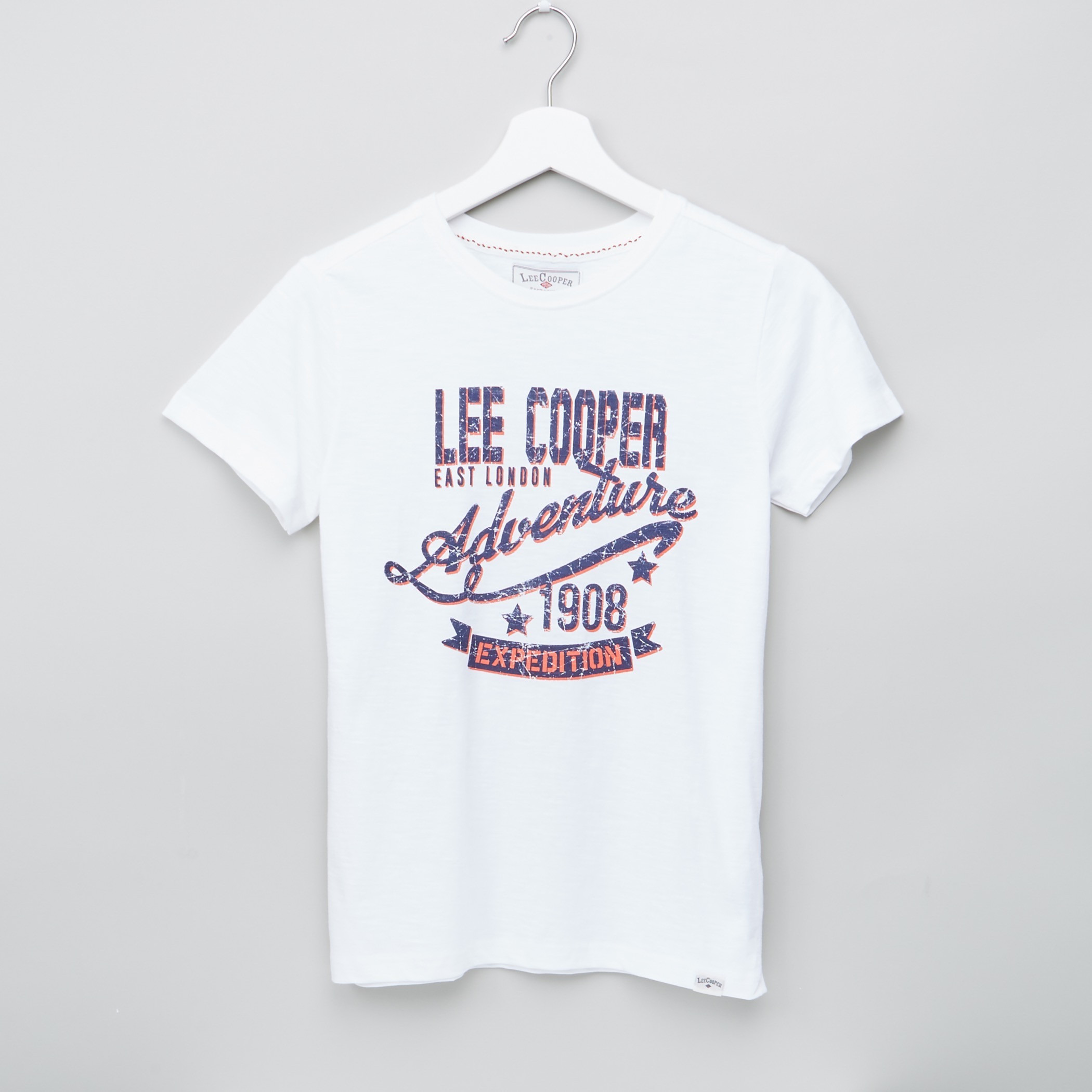 Lee Cooper Printed Round Neck Short Sleeves T-Shirt-boys-clothing-tshirtsandpolos-image-1