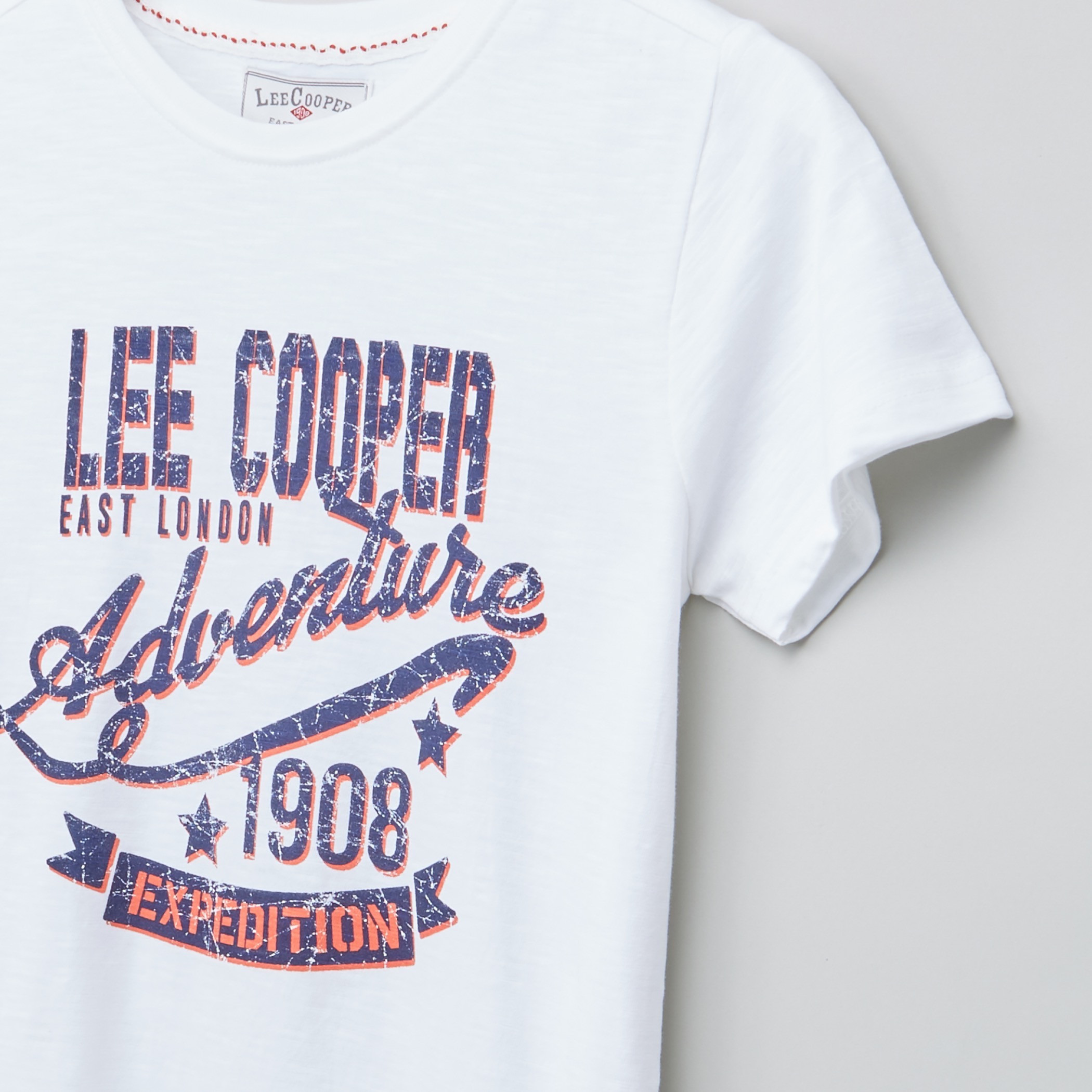 Lee Cooper Printed Round Neck Short Sleeves T-Shirt-boys-clothing-tshirtsandpolos-image-2
