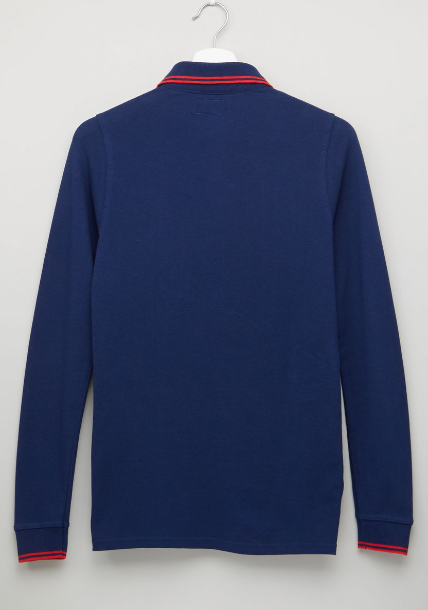 Lee Cooper Polo Neck Long Sleeves T-shirt-T Shirts-image-2