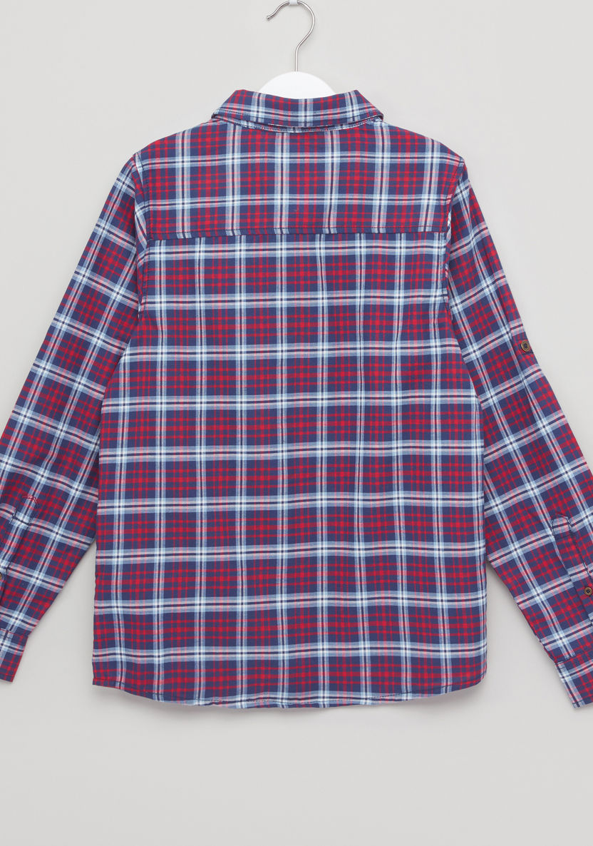 Lee Cooper Chequered Long Sleeves Shirt-Shirts-image-2