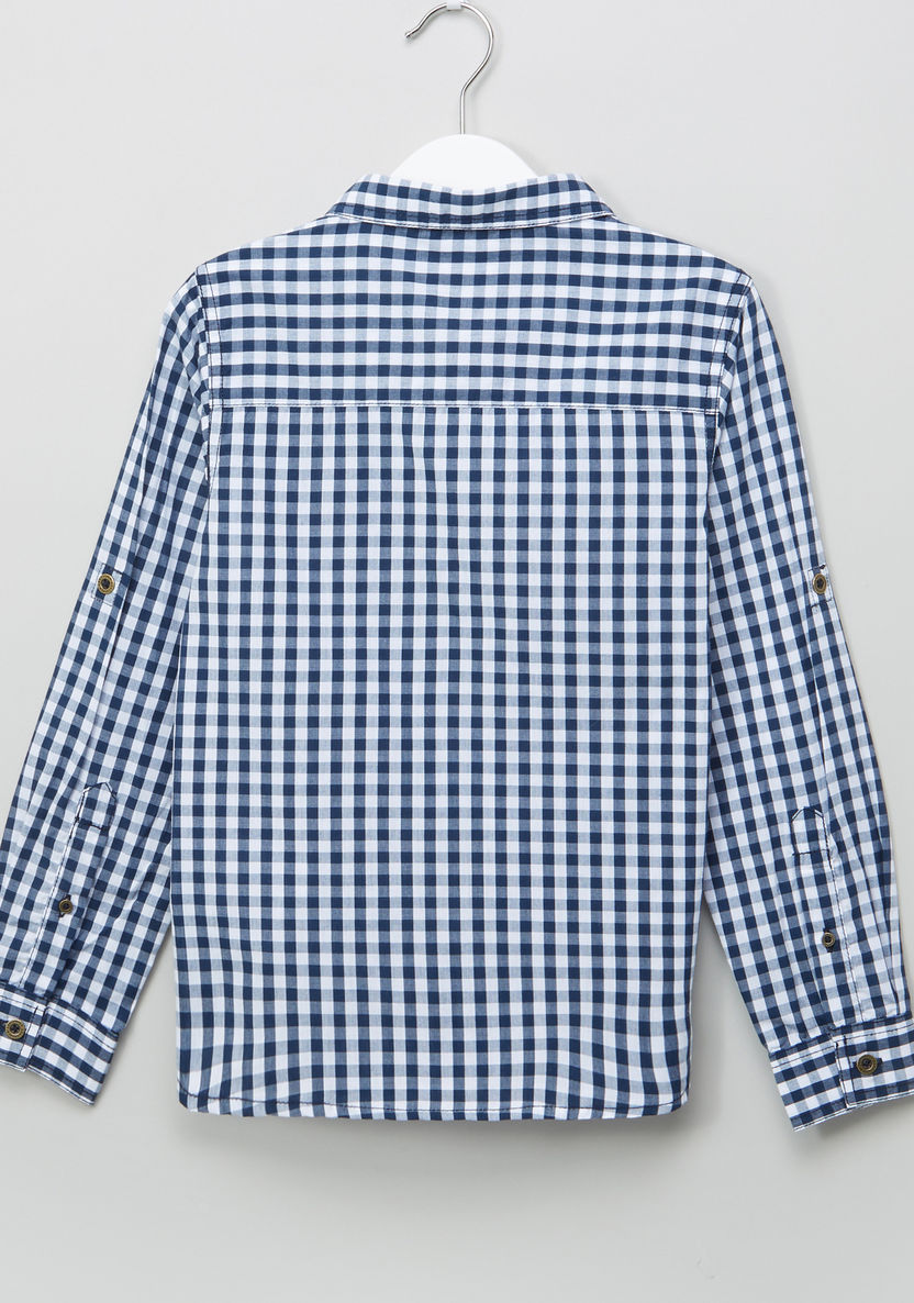 Lee Cooper Chequered Long Sleeves Shirt-Shirts-image-2
