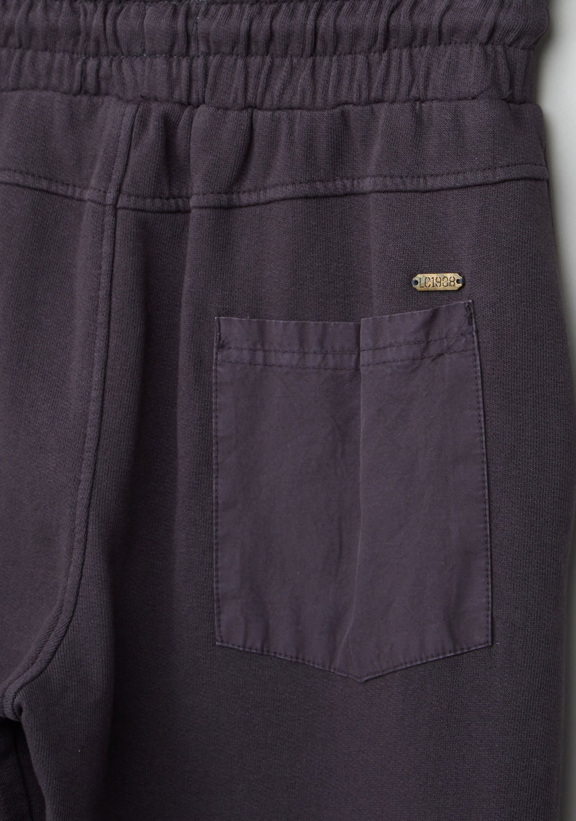 Lee Cooper Full Length Jog Pants with Elasticised Waistband-Joggers-image-3