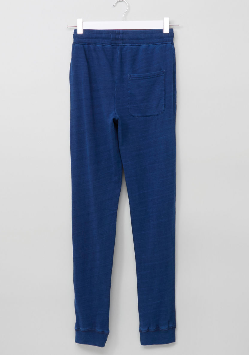 Lee Cooper Indigo Knitted Joggers-Joggers-image-0