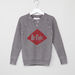 Lee Cooper Printed Raglan Sleeves Sweatshirt-Sweaters and Cardigans-thumbnail-0
