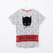 Batman Printed Round Neck T-shirt with Short Sleeves-T Shirts-thumbnail-0
