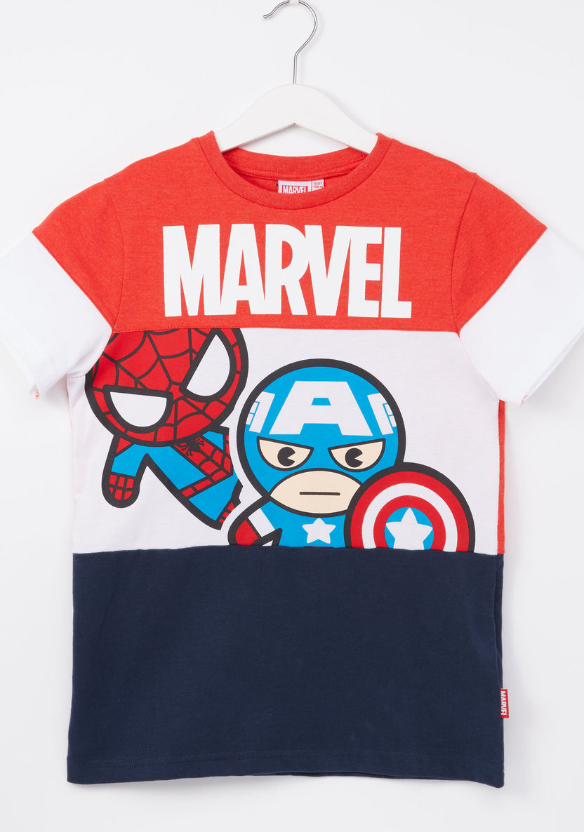 Avengers Printed Short Sleeves T-shirt-T Shirts-image-0