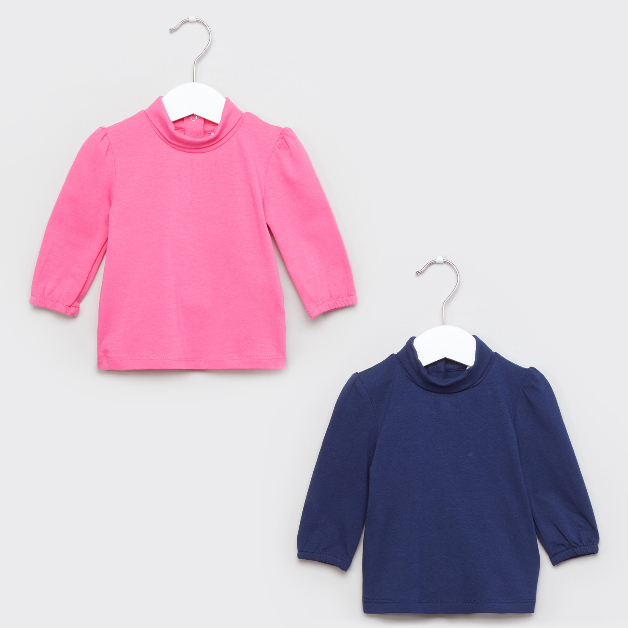 Juniors Turtleneck T-Shirt - Set of 2-baby-girls-clothing-tshirts-image-1