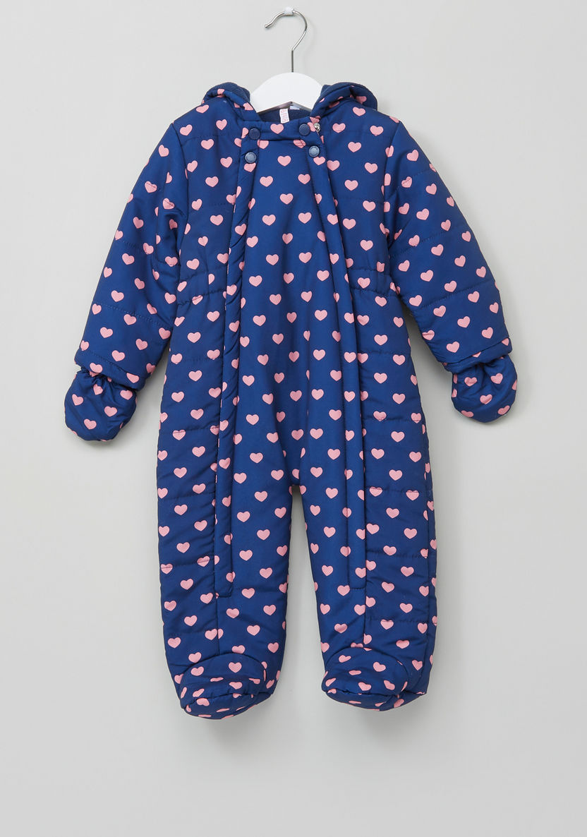 Juniors Quilted Long Sleeves Romper-Rompers%2C Dungarees and Jumpsuits-image-0